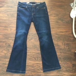 GAP long and lean jeans, size 29. Medium dark